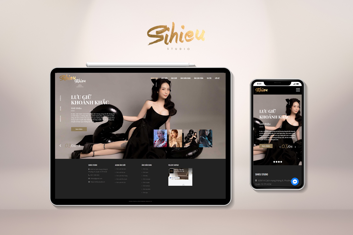 thiết kế website Studio chuẩn SEO