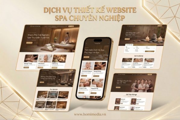 Dịch vụ thiết kế website Spa chuyên nghiệp