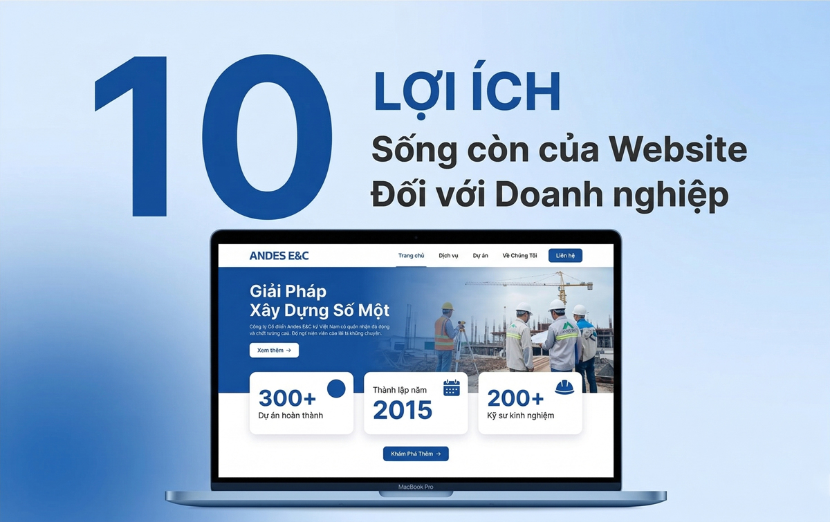 lợi ích của website đối với doanh nghiệp