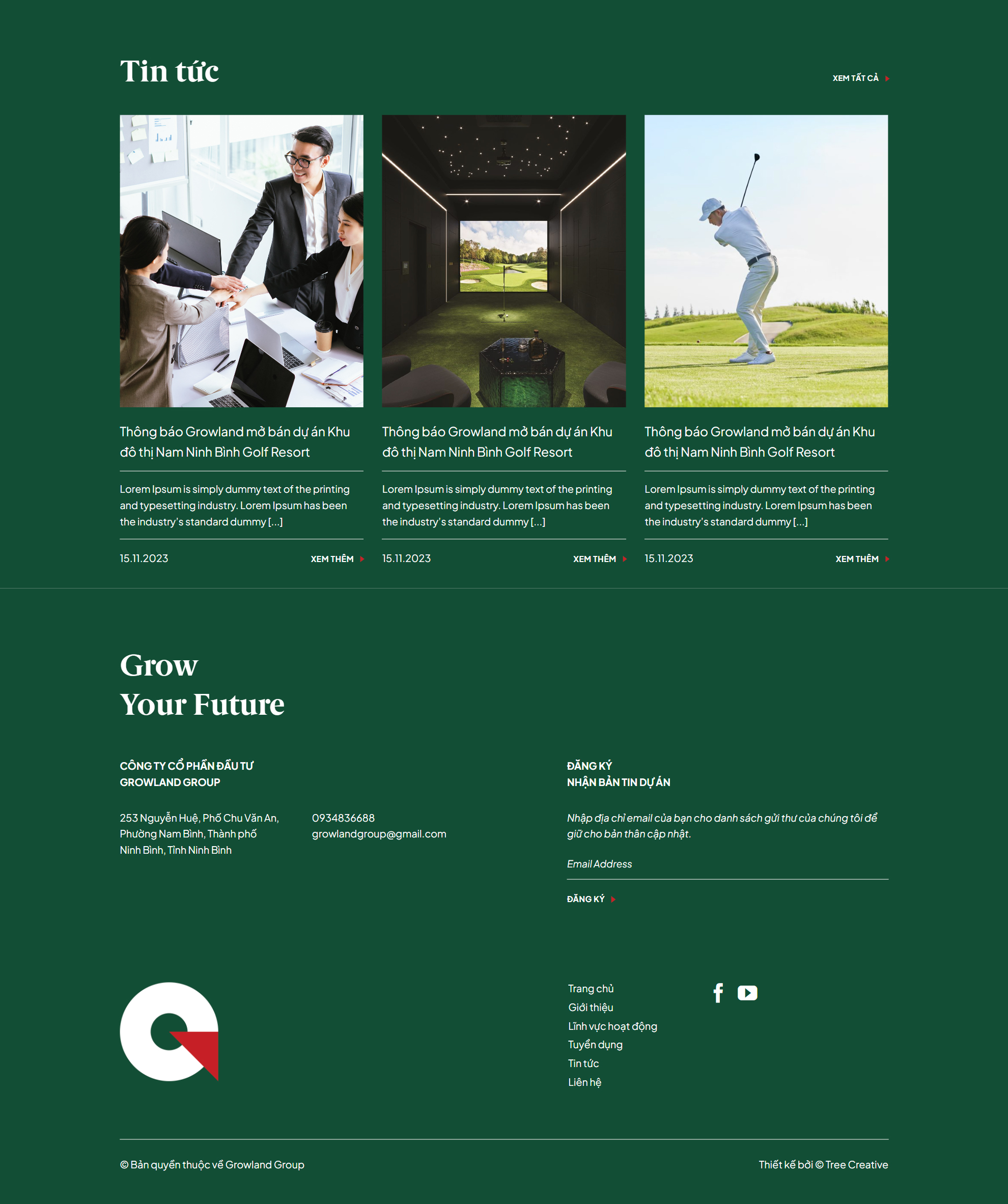 website growland group 03